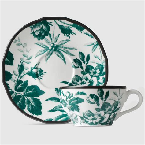 herbarium gucci|Herbarium teacup and saucer, set of two .